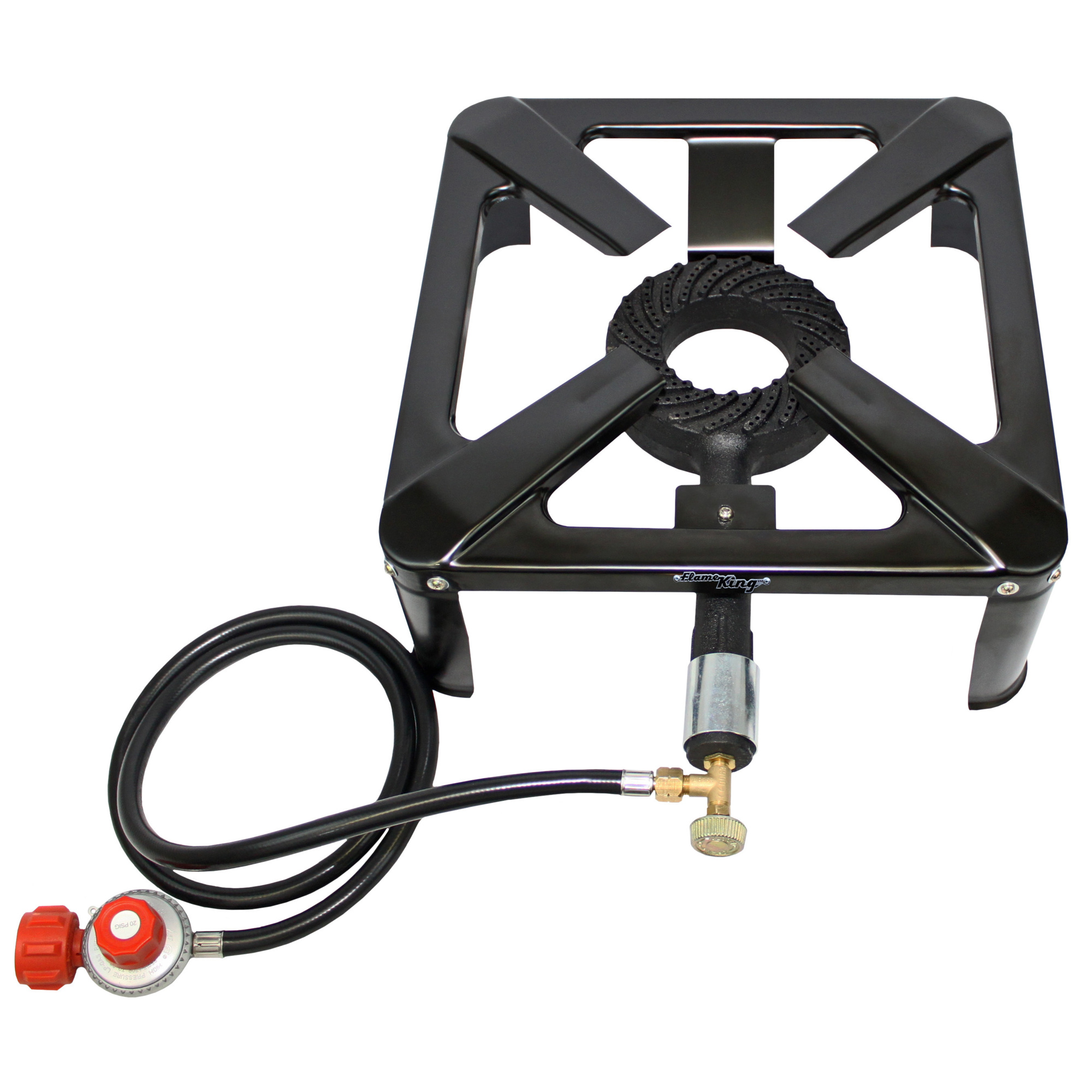 Flame King, Turkey Fryer Single Propane Burner Bayou Cooker, Fuel Type Propane, Model# FK-4P-01E